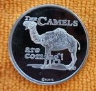 Vintage Camel Cigarettes The Camels Are Coming 1 Ounce Silver Round