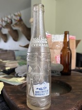 Rare EXCELSIOR ARROWHEAD BEV INDIAN DRAWING BOW EARLY CALIFORNIA ACL SODA BOTTLE