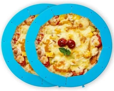 2 Pcs Adjustable Pie Crust Shield Silicone Protector Ring Bake Cover