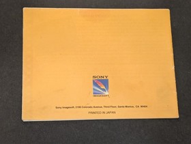 NES Nintendo Last Action Hero Manual Booklet Only GENUINE AUTHENTIC Rare!