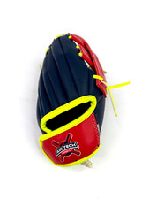 Franklin Sports 8.5" Air Tech Kids Blue Red Teeball Baseball Glove  Ball RHT