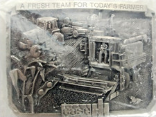 Case 1985 Limited Edition First IH  A Fresh Team for Today  s Farmer  Belt Buckle
