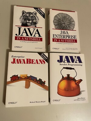Lot of 4 Java programming + Java Enterprise reference books