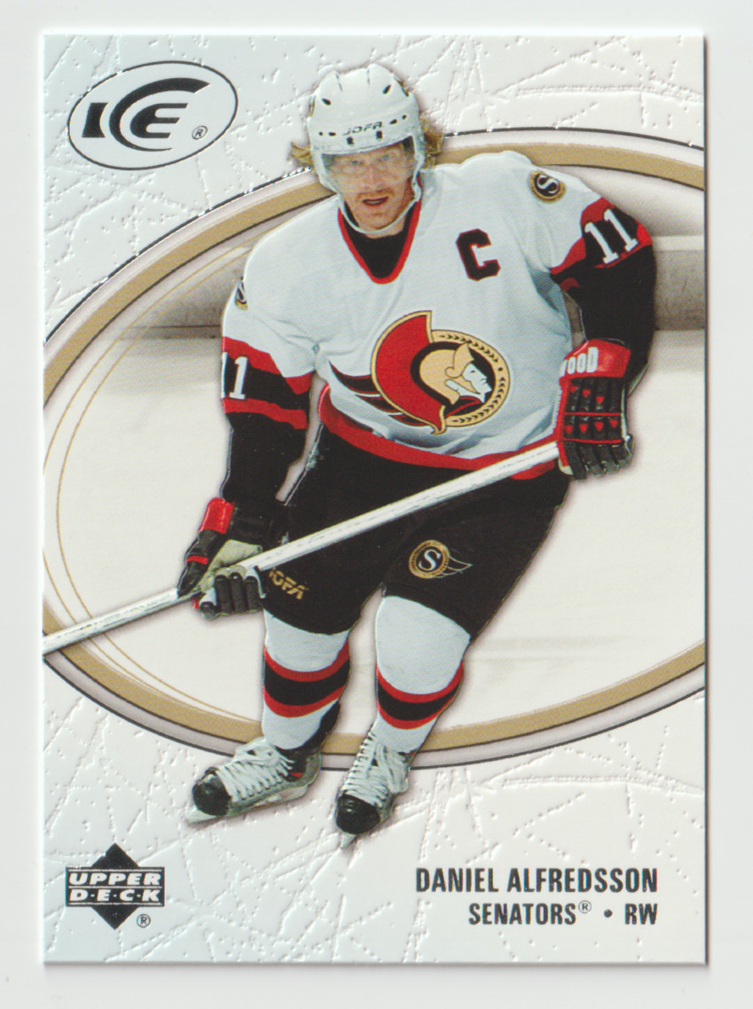 2005-06 Upper Deck Ice Hockey #69 Daniel Alfredsson - Ottawa Senators