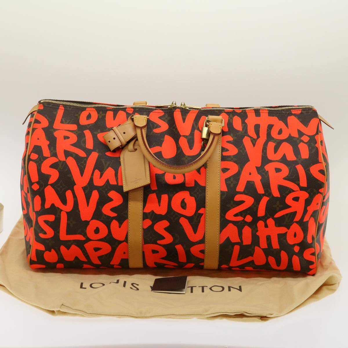 Louis Vuitton Vintage Graffiti Keepall 50 – All The Best Vintage