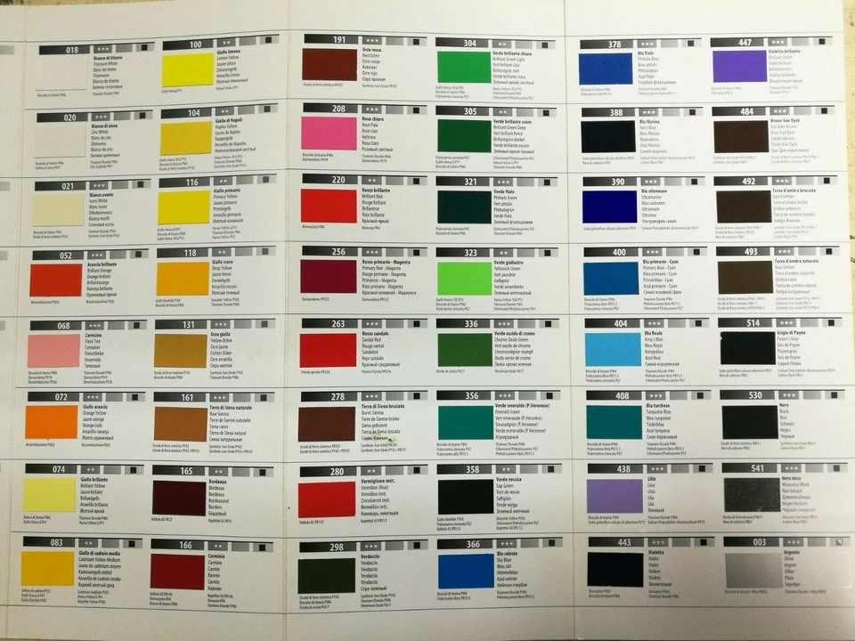 POLYCOLOR ACRILICO MAIMERI KIT 10 COLORI ML140 TUTTI COLORI DISPONIBILI - Immagine 2 di 3