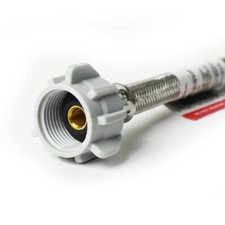 Thrifco 4401477 3/8" Comp x 3/8" Comp x 16" Stainless Steel Faucet Riser