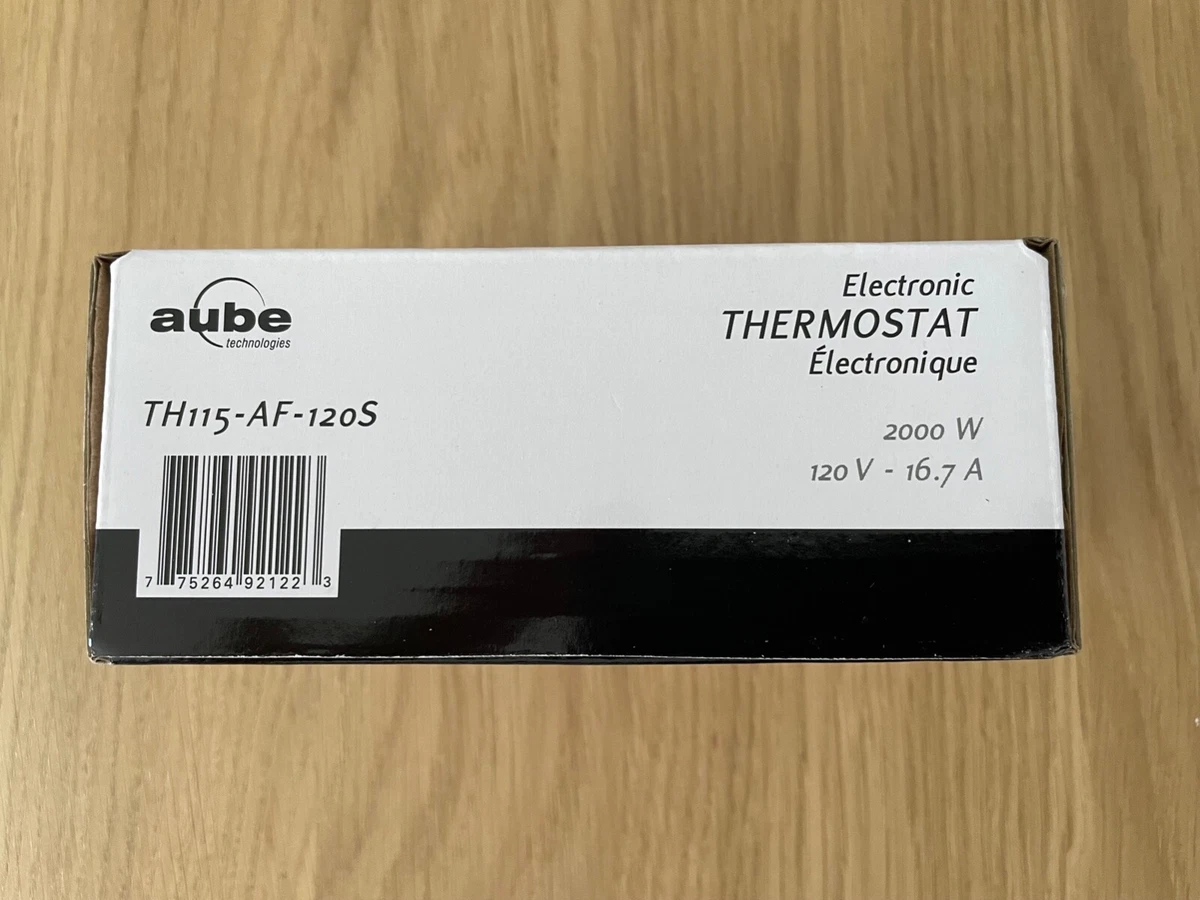 Honeywell/Aube TH115-A-120S Line volt 7-day programmable thermostat  775264921131 | eBay