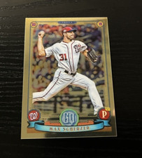 2019 Topps Gypsy Queen Chrome Box Topper Max Scherzer Card #250 Nationals