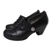 Women Cloudwalkers by Avenue Sabella Black Slip On Clogs Shoes Size 10