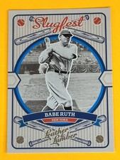 2019 Panini Leather & Lumber Babe Ruth Slugfest SF-12 Yankees