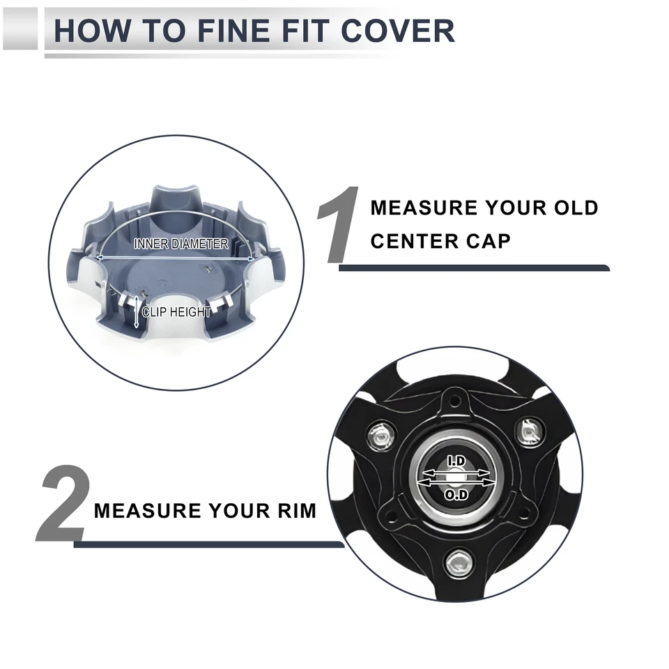 Tapacubos Centrales Rueda Nº4260B0K080 para Toyota Hilux 11-15 Plástico Tono Plateado Foto 4 de 4