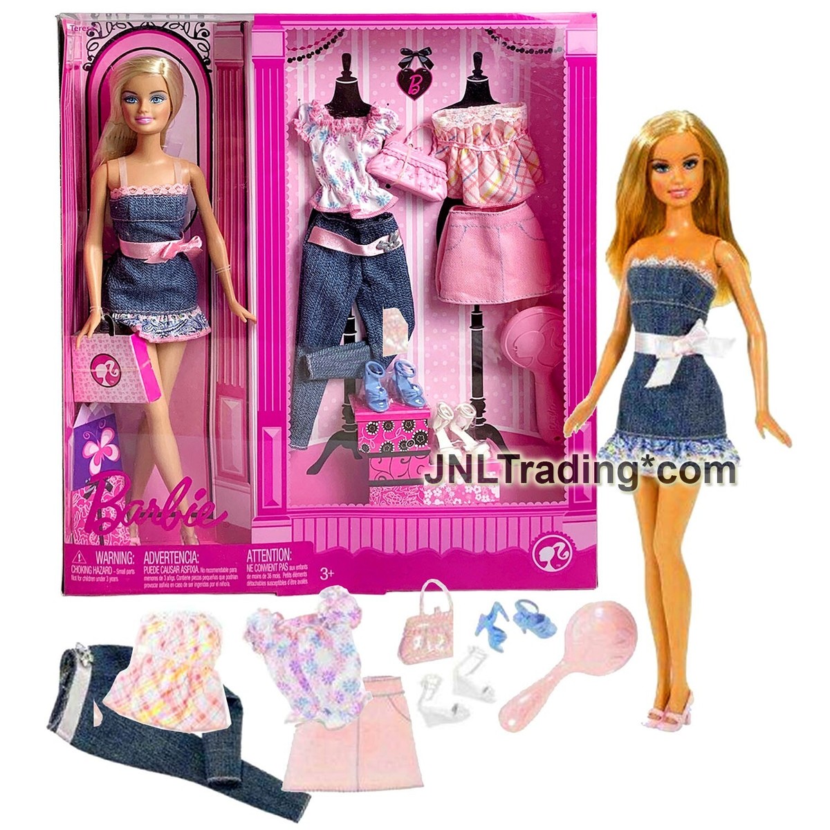 Yr 2008 Barbie Fashion Doll Caucasian Model P1709 Denim Yr 2008 Barbie Fashion Doll Caucasian Model P1709 Denim