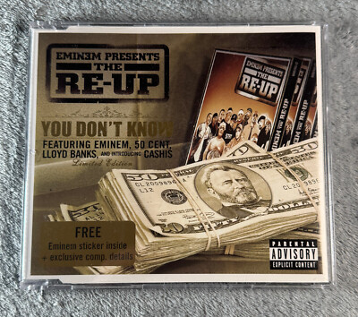 Eminem 50 Cent - You Don't Know SINGLE CD STICKER