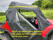 Zip Open Windows for Single or Double Cabs