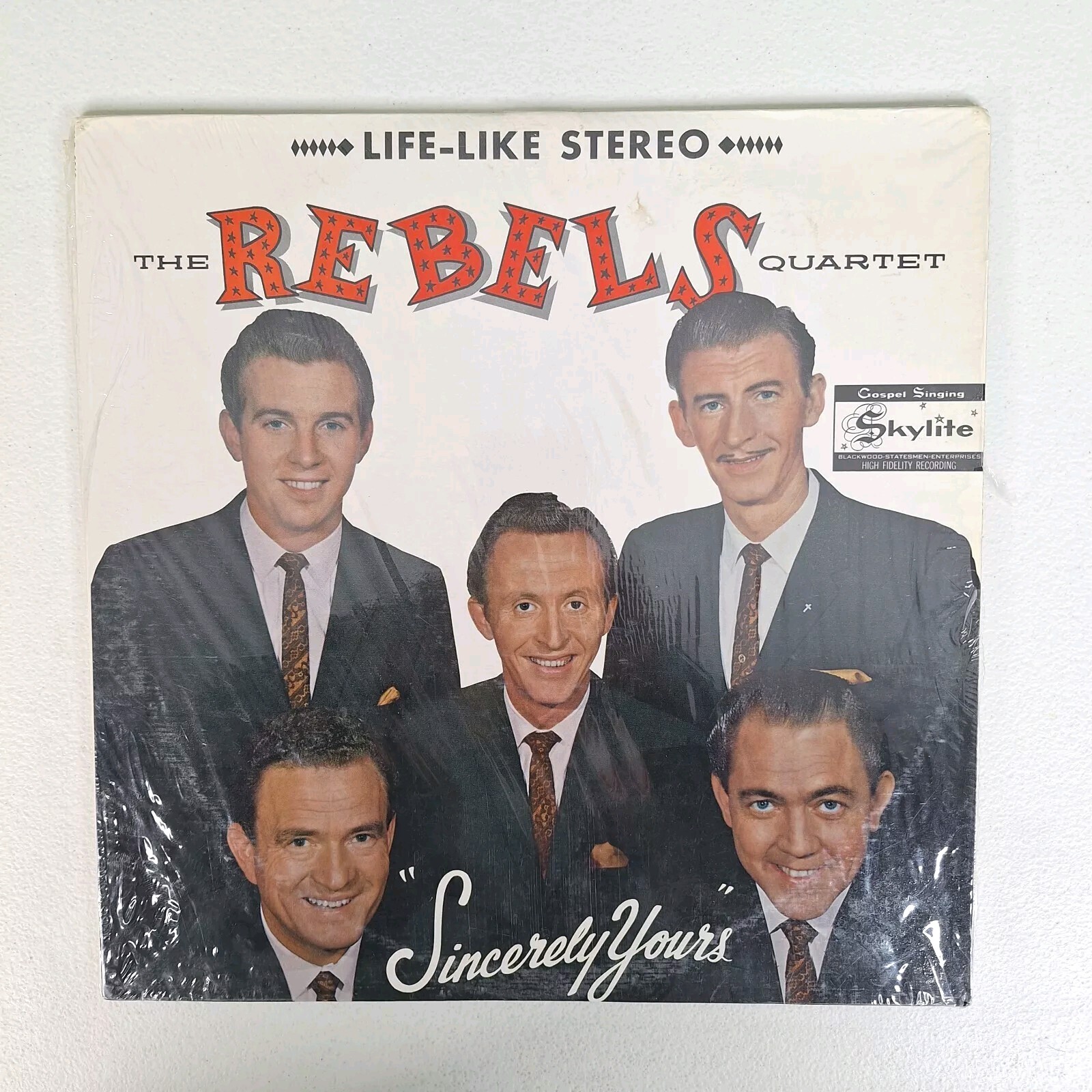 The Rebels Quartet Sincerely Yours Vinyl LP Open Shrink Skylight