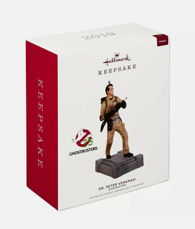 Ghostbusters Hallmark 2019 Dr Peter Venkman Ghostbusters, NIB, Batteries Incl 