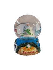 PALLA DI VETRO CON NEVE ISCHIA NAPOLI