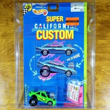 Hot Wheels Super California Custom Race Ace Green BW 1991 Chevrolet Beretta