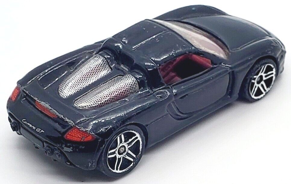 HOT WHEELS PORSCHE CARRERA GT BLACK 1:64 DIECAST 2 7/8