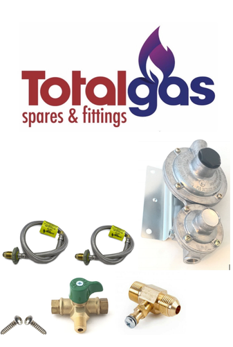 LPG 2-Stage Regulator Change Over Tap For Caravan, Motorhome, RV & Domestic Use
