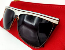 LAURA BIAGIOTTI P25 Vintage NOS New Old Stock Acetate PEARL SUNGLASSES