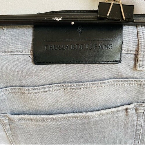 Trussardi Size 31 Italy gray slim jeans - Picture 7 of 12