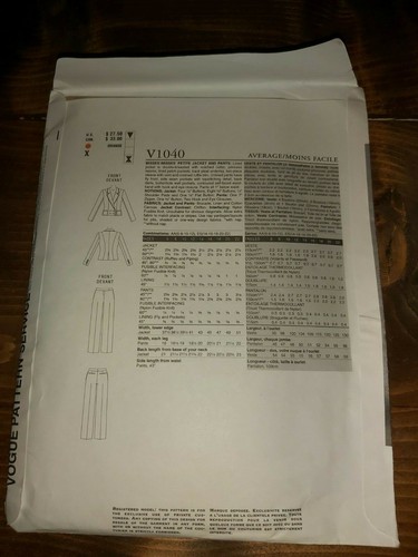 Vogue American Designer Patterns #1 Various Styles & Sizes YOU PICK - Picture 4 of 38