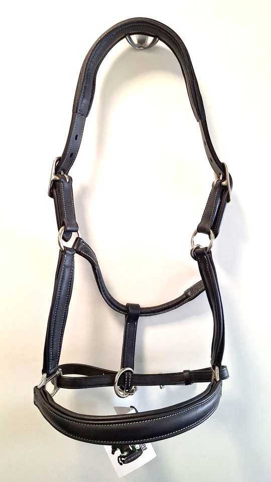 EURORIDING GMBH & CO KG Euroriding Leder Halfter Oakland Super Soft Natural Line schwarz