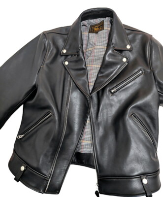 ジャケット・アウター doubletPATCHESEMBRIDERYTRACK JACKET24SS Mens Zipper Double Riders Biker Jacket Cowhide Leather Motorcycle