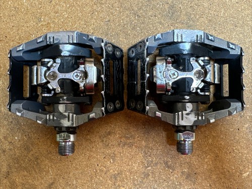 Shimano DX Pedals PD-M646 Clipless SPD BMX MTB Flat Combo 2000 Deore DX - 第 3/7 張圖片