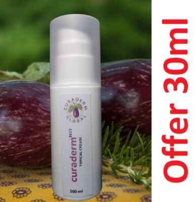Curaderm BEC5 Cream 30ml New Formula.Full Spectrum .   ORIGINAL  