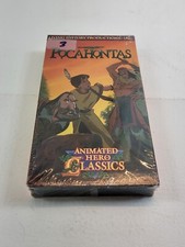 Pocahontas Animated Hero Classics - SEALED VHS Tape - Warner Nest Animation 1994