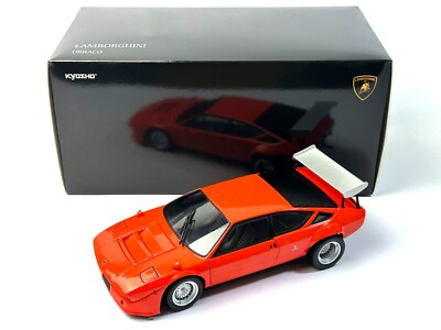 Kyosho 1:18 LAMBORGHINI URRACO RALLY Orange Diecast Model Kyosho 1:18 LAMBORGHINI URRACO RALLY Orange Diecast Model