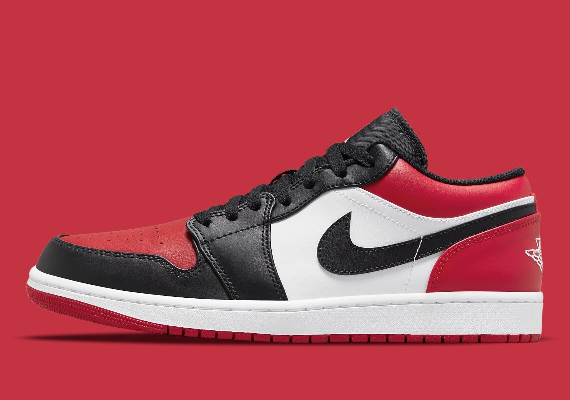 Nike Air Jordan 1 Low Bred Toe Red Black 553558-612 Men's Sizes 6-13 New w/  Box – ASA College: Florida