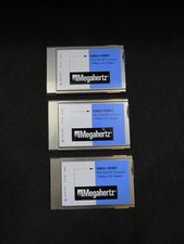 3 Megahertz PCMCIA Ehternet With Jack Connector 10Mpbs LAN Adaptor