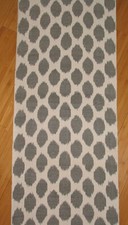 11 Yard HAND MADE UZBEK Natural SILK IKAT ADRAS FABRIC 6351