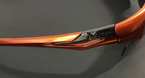 X-LOOP Men’s Sunglasses Orange Frames & Gold Mirror Lens Semi-Rimless NEW - Picture 14 of 21
