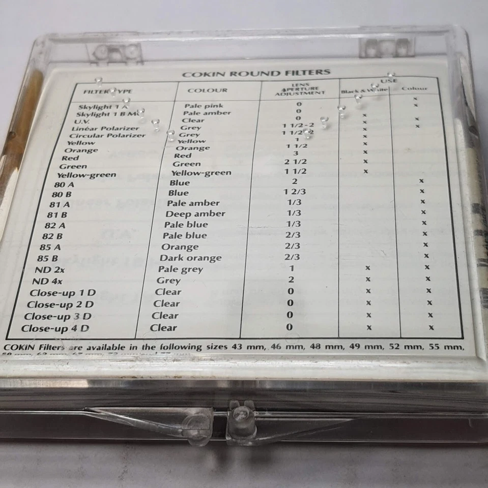 Genuine Cokin 55mm 82B 82-B 82 B Color Conversion Glass Lens Filter France 55 mm - Image 4 of 4