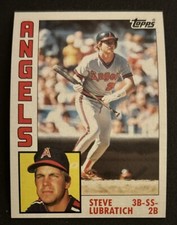 1984 Topps Steve Lubratich Baseball Rookie Card (RC) #266 Angels 3B-SS-2B VG O/C. rookie card picture