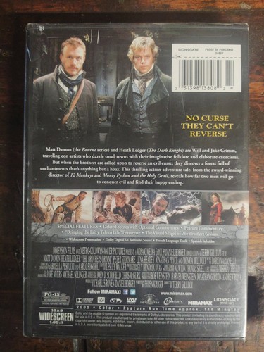 The Brothers Grimm - Widescreen Edition Heath Ledger Matt Damon Brand NEW - Picture 2 of 2