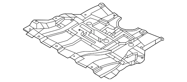 Cubierta inferior para Nissan Rogue 2021-2023 (N/P 75881-6RR0A)