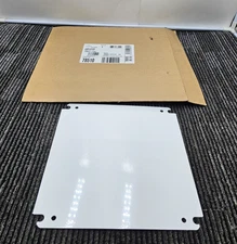 (QTY 2) nVent Hoffman CP1212 Concept Panel for 12" x 12" Enclosure White Steel