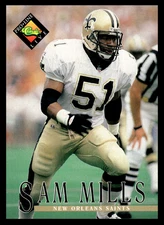 1994 Classic Pro Line Live Sam Mills #220 New Orleans Saints NFL Football