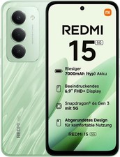 Xiaomi Redmi 15 5G Smartphone 256GB 8GB RAM 6,9 Zoll 144Hz Grün
