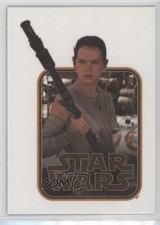2015 Topps Star Wars: Journey to The Force Awakens Cloth Stickers Rey CS-2 5cb