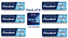 Fixodent Complete Strong Hold | Fresh Flavour | Adhesive Original Cream |6 X 40g