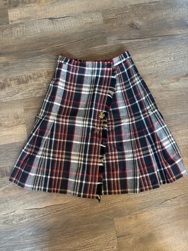 tartan wrap kilt skirt