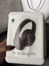 Beats by Dr. Dre Studio Pro Brown Over-Ear Headphones with Carrying Case