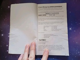 MANUAL ONLY Sega Saturn - Street Fighter Alpha Warriors Dreams  Well Used